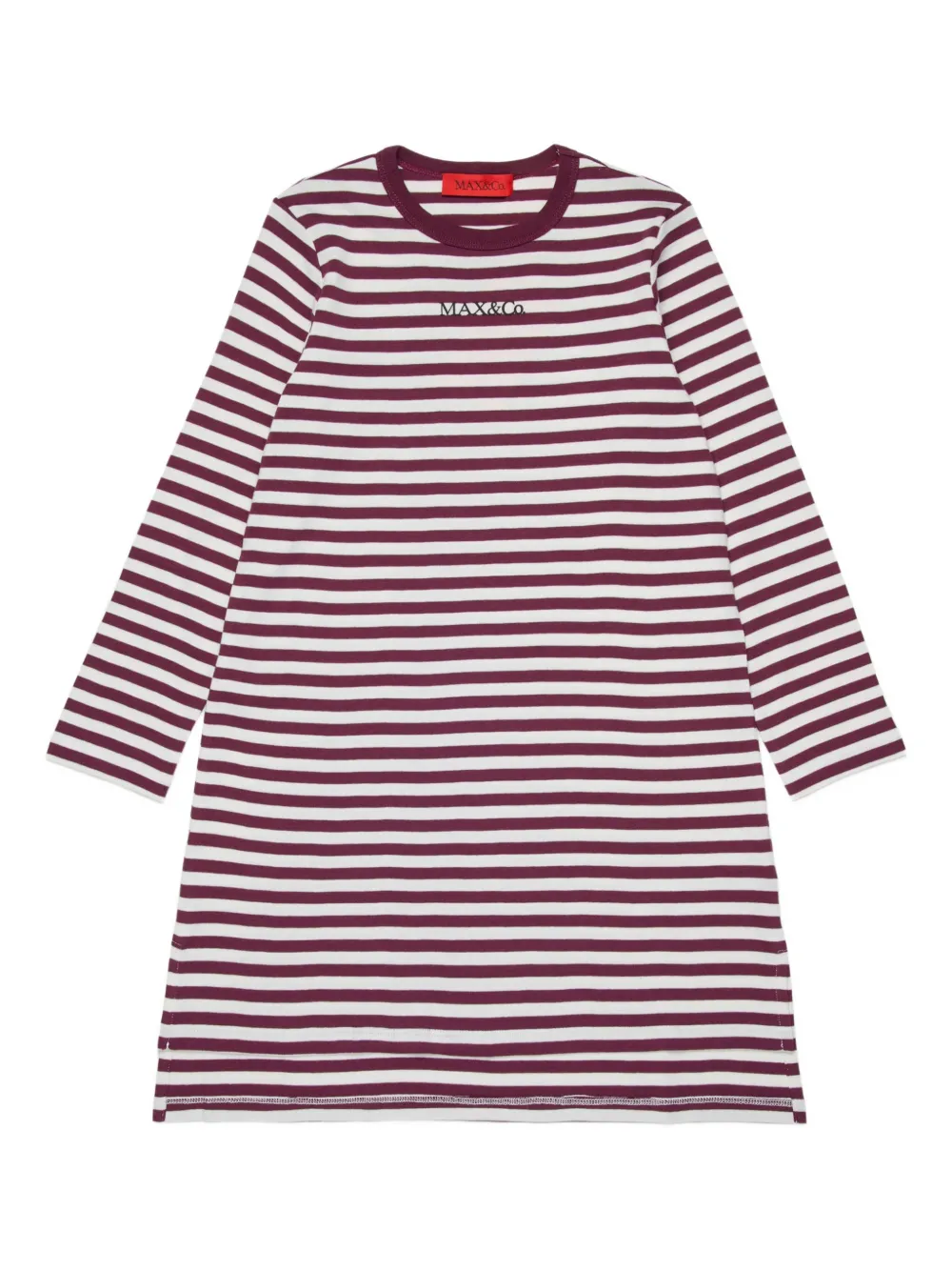 MAX & Co. Kids ストライプ ワンピース - レッド MAX & Co. Kids ストライプ ワンピース - レッド