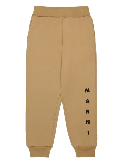 Marni Kids pantalones con logo estampado