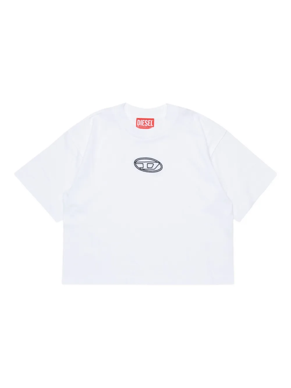 Diesel Kids Tixan T-shirt Wit