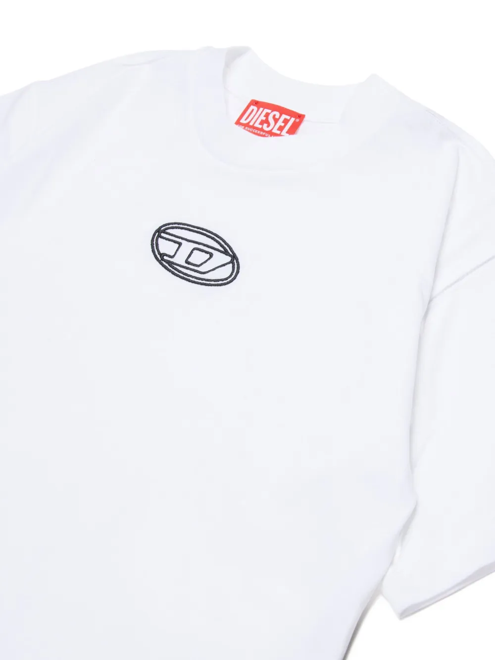 Diesel Kids Tixan T-shirt Wit