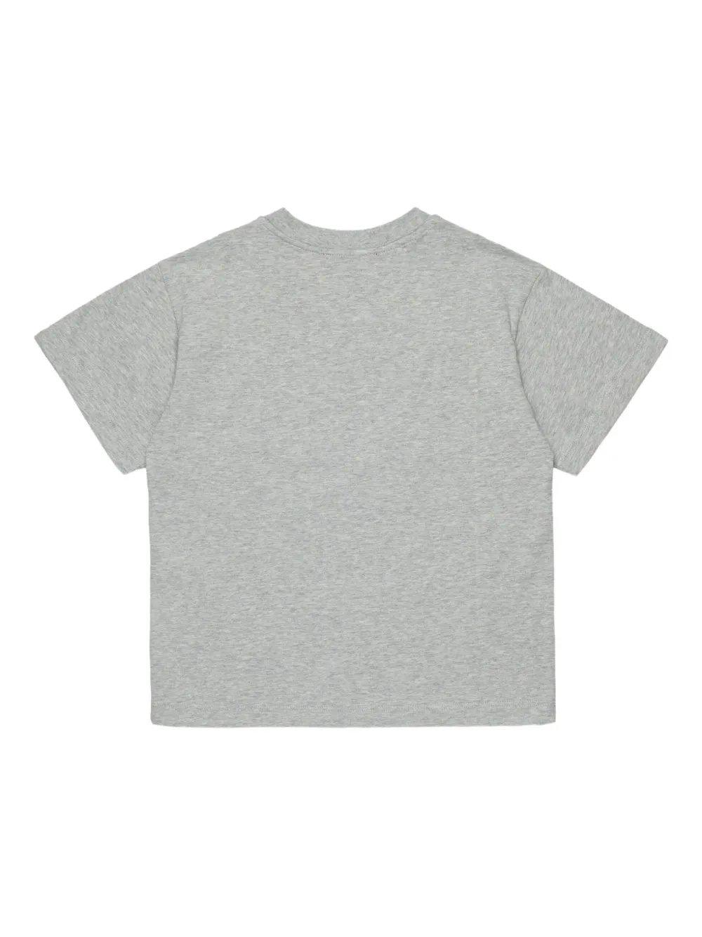 Max & Co T-shirt Icona In Jersey Mélange In Gray