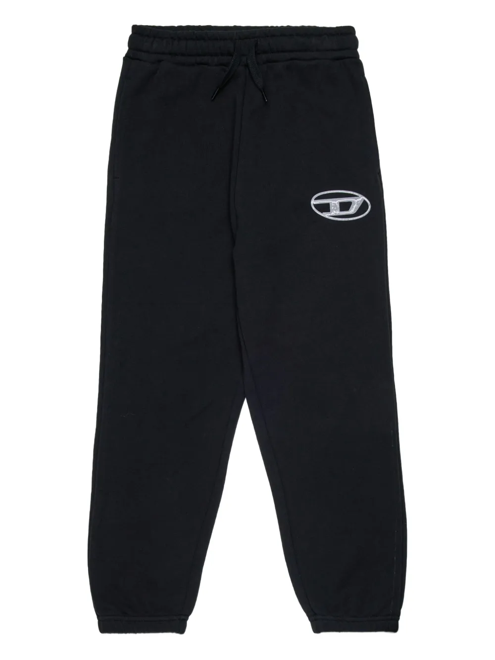 Diesel Kids Katoenen trainingsbroek Zwart