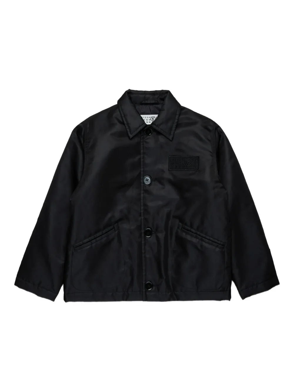 MM6 Maison Margiela Kids Jack met logo-applicatie Zwart