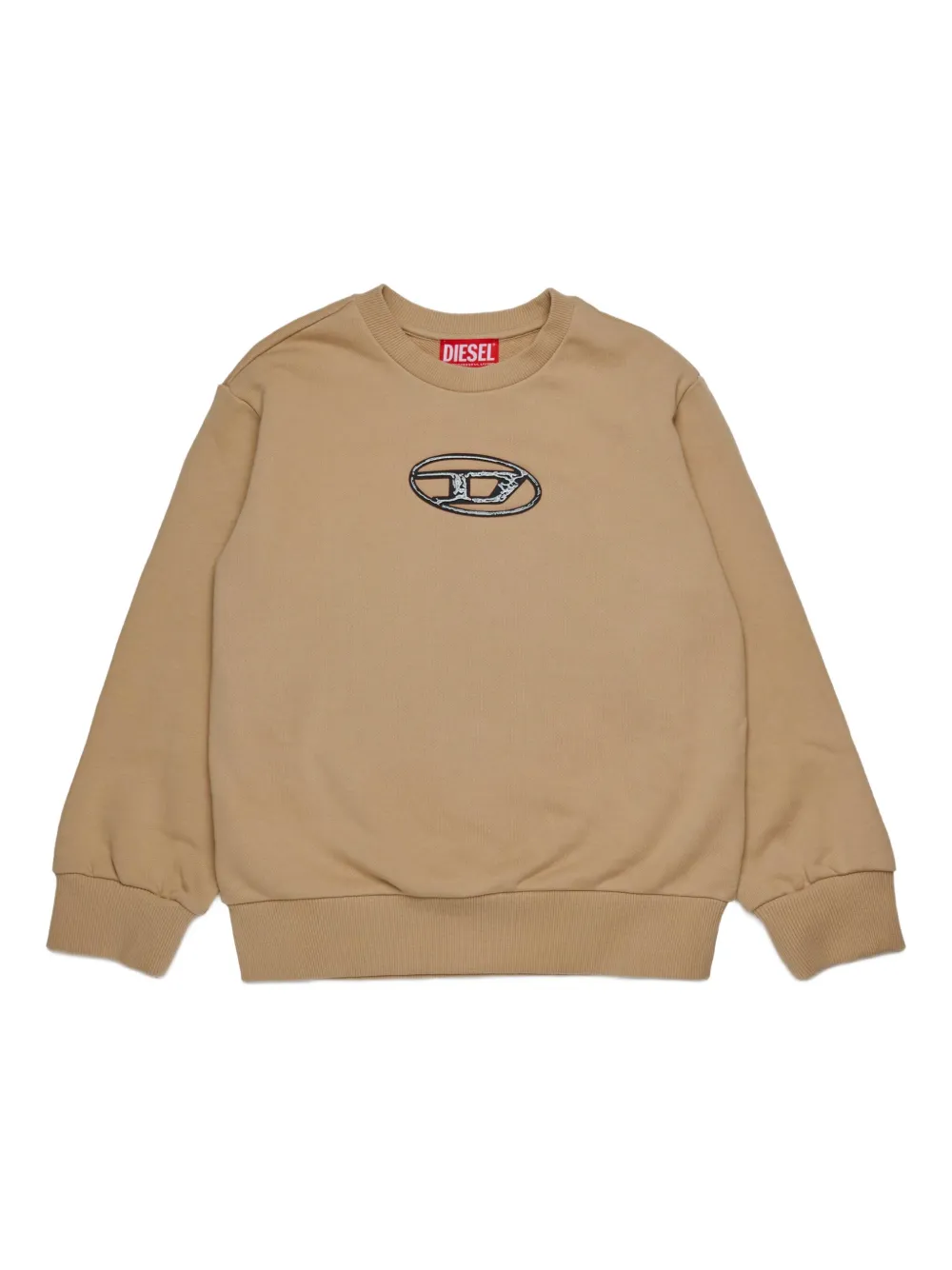 Diesel Kids Oval D sweater Beige