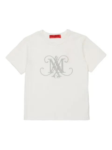 MAX&Co. Kids logo-embroidered T-shirt