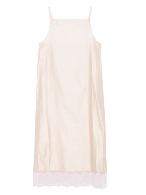 Carven vestido midi de satén