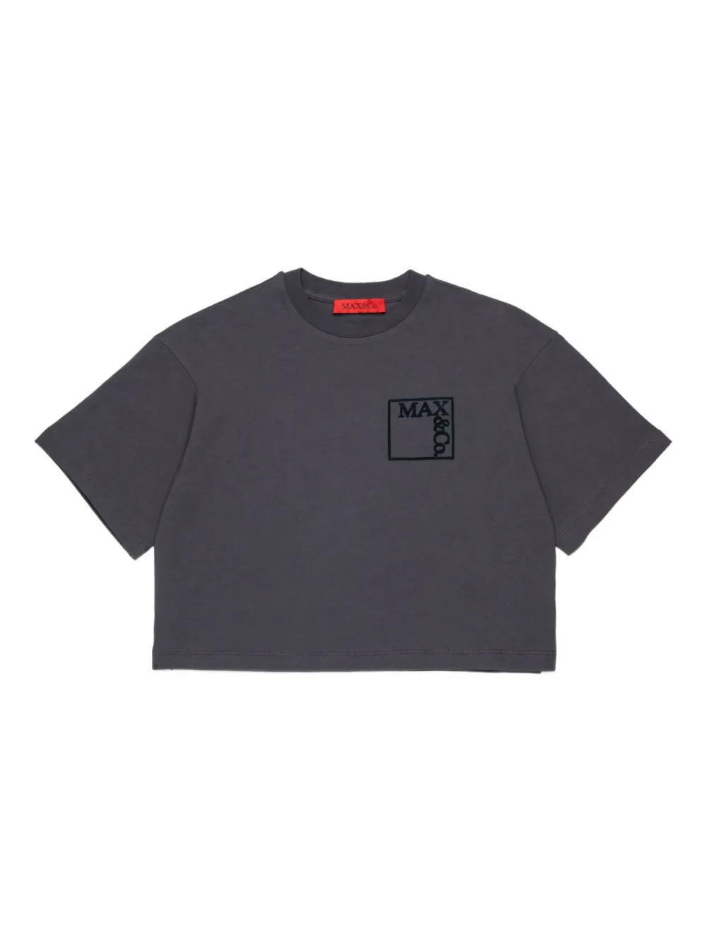MAX & Co. Kids クロップド Tシャツ - ブラック MAX & Co. Kids クロップド Tシャツ - ブラック