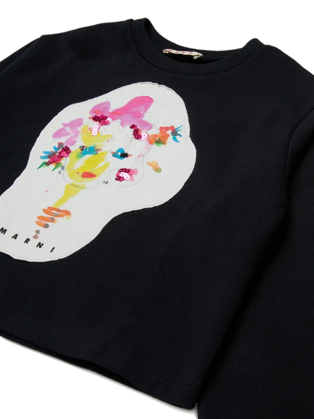 Marni Kids Sweater van katoen Zwart