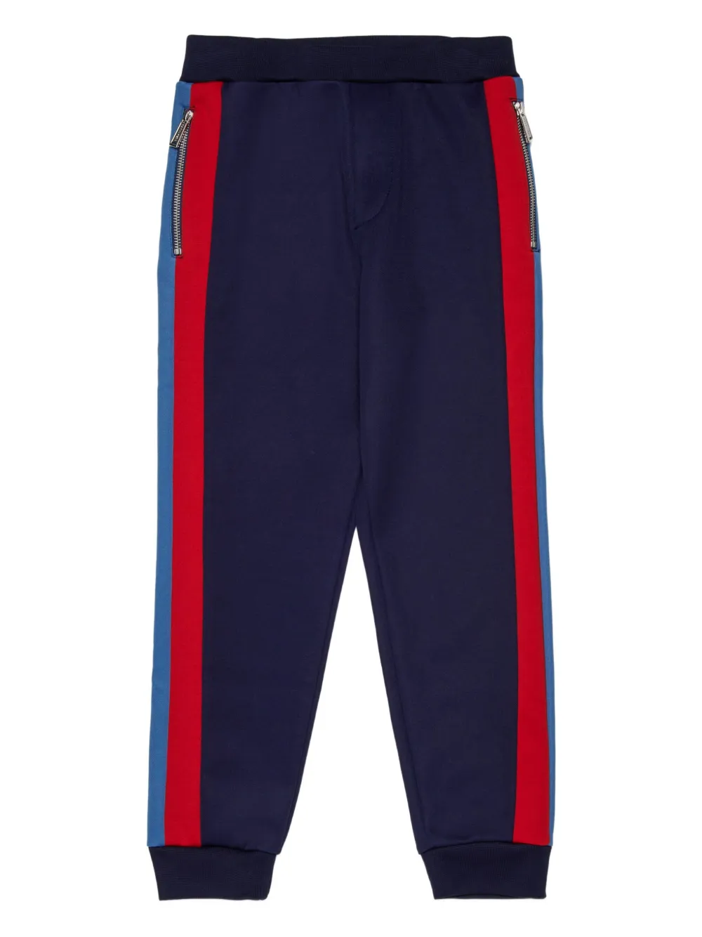 DSQUARED2 KIDS Trainingsbroek met streepdetail Blauw