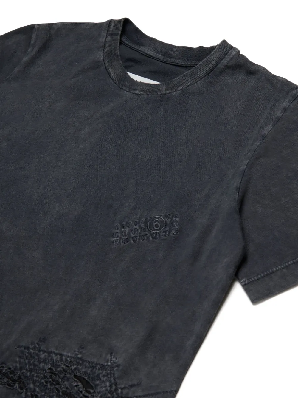 MM6 Maison Margiela Kids Katoenen T-shirt Grijs