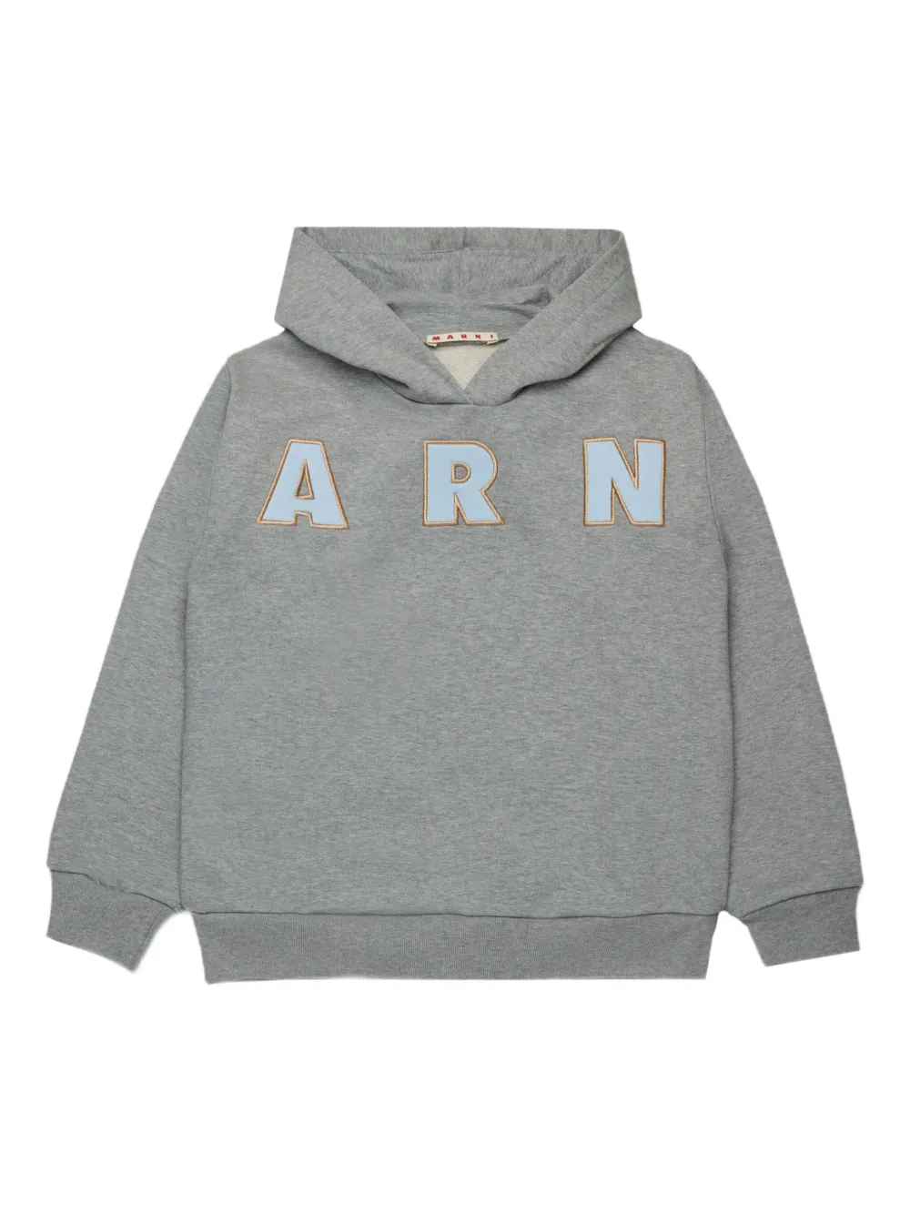 Marni Kids cotton hoodie | Grey | Image 1