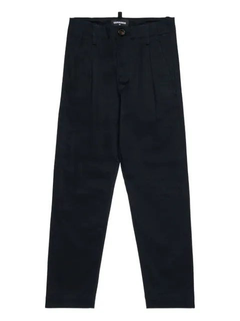 DSQUARED2 KIDS pantalones rectos con pinzas