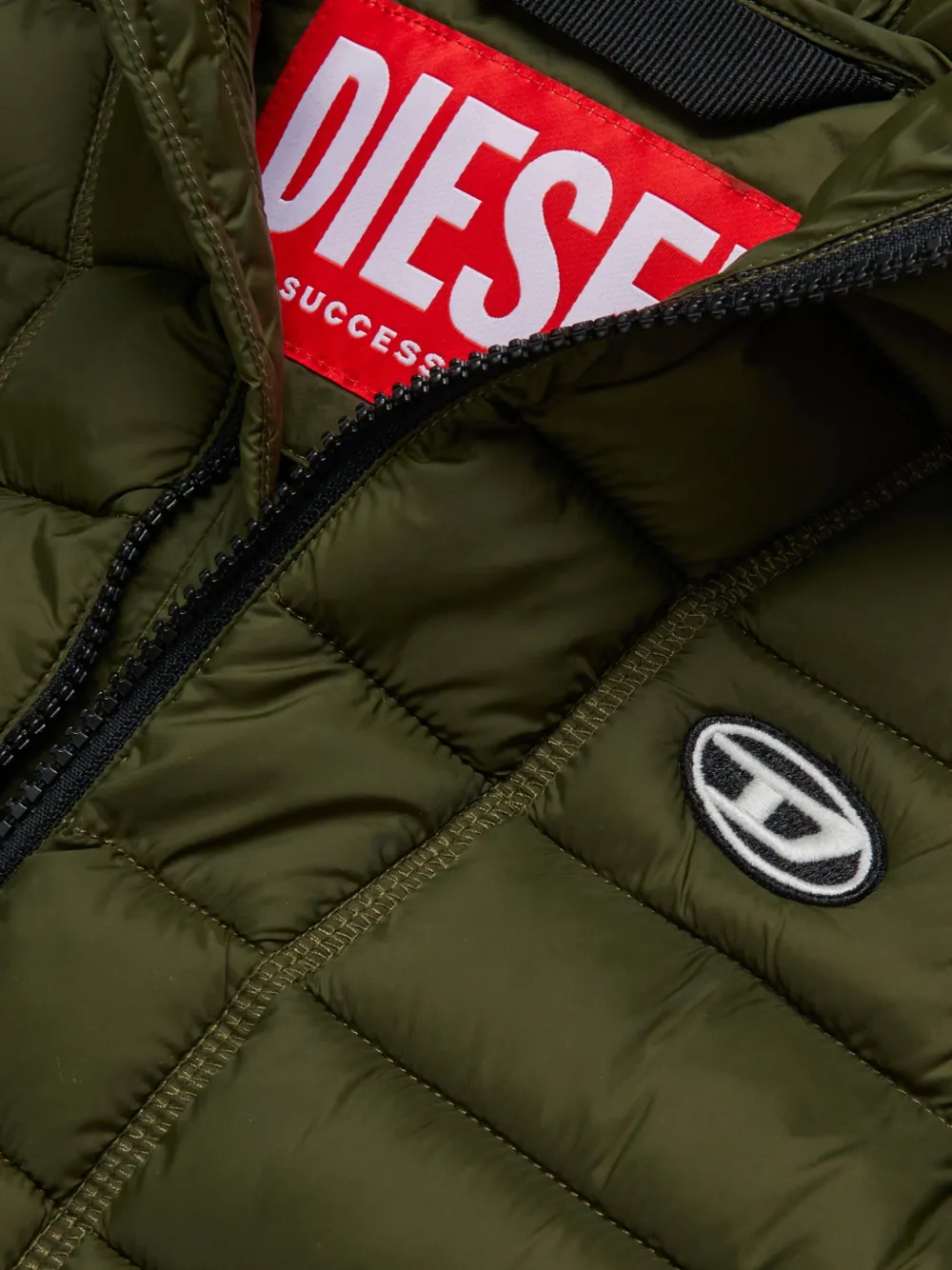 Diesel Kids Jwtemple bodywarmer Groen