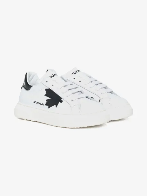 DSQUARED2 KIDS Sneakers in pelle