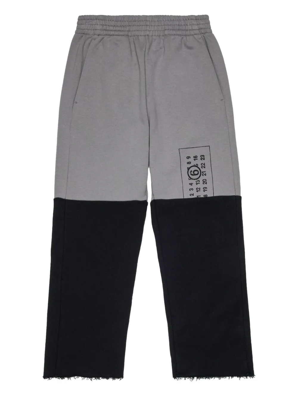 MM6 Maison Margiela Kids Trainingsbroek met vlakken Grijs