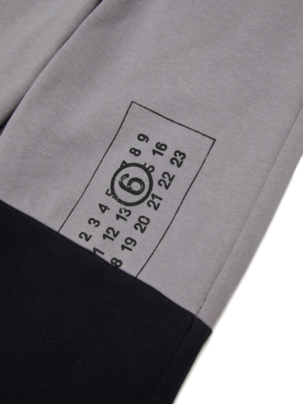 MM6 Maison Margiela Kids Trainingsbroek met vlakken Grijs