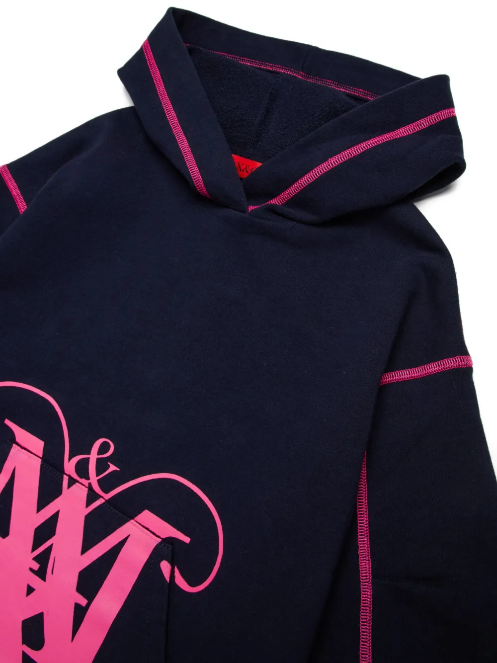 MAX&Co. Kids Hoodiejurk met monogram Zwart