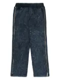DSQUARED2 KIDS bleached-effect trousers - Black