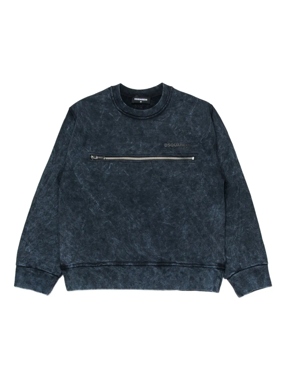 DSQUARED2 KIDS Sweater van katoen Zwart
