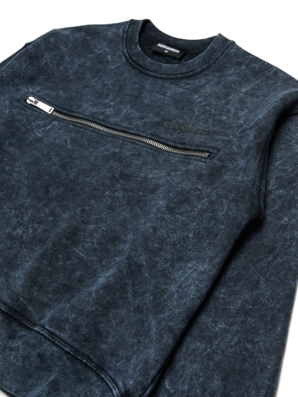 DSQUARED2 KIDS Sweater van katoen Zwart