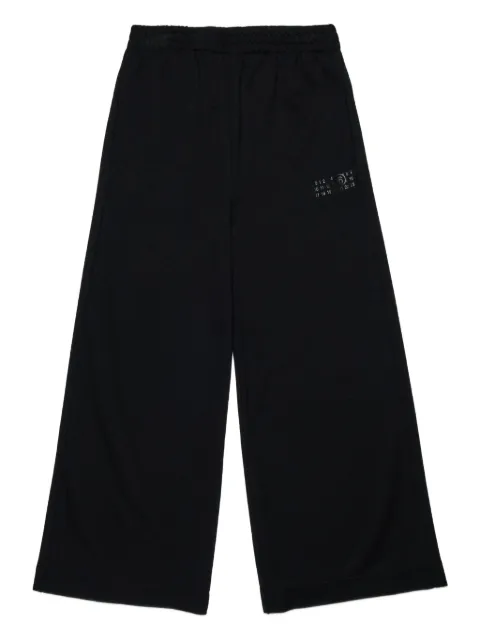 MM6 Maison Margiela Kids Calça de moletom wide leg