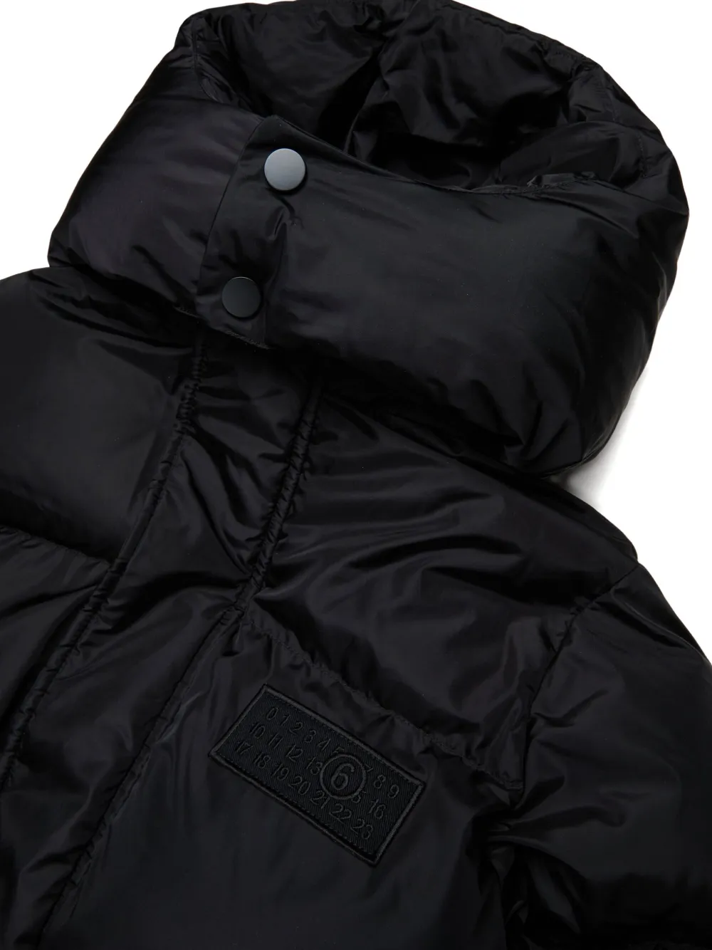 MM6 Maison Margiela Kids Numbers-motif padded jacket Zwart
