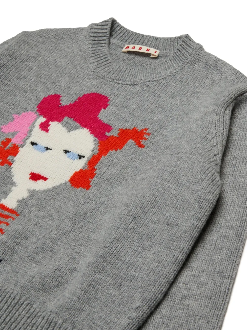 Marni Kids Trui van wolblend Grijs