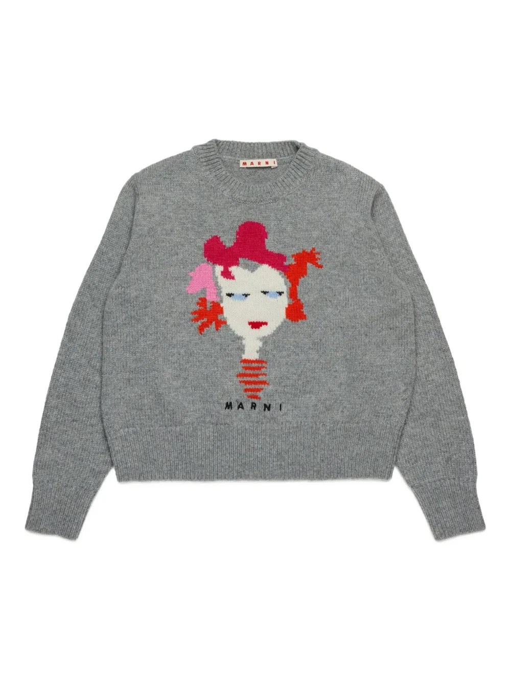 Marni Kids Trui van wolblend Grijs
