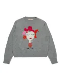 Marni Kids wool-blend sweater - Grey