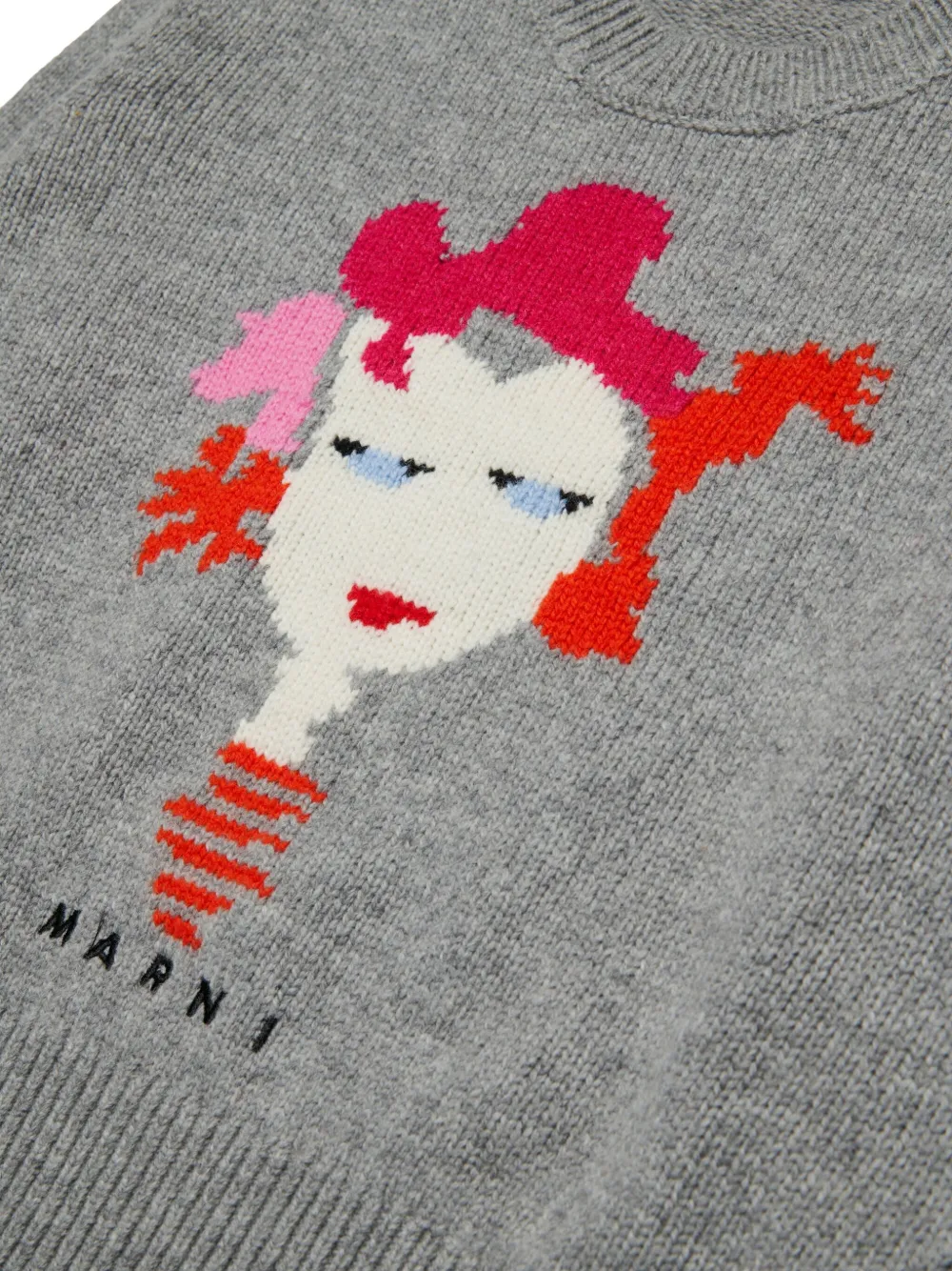 Marni Kids Trui van wolblend Grijs