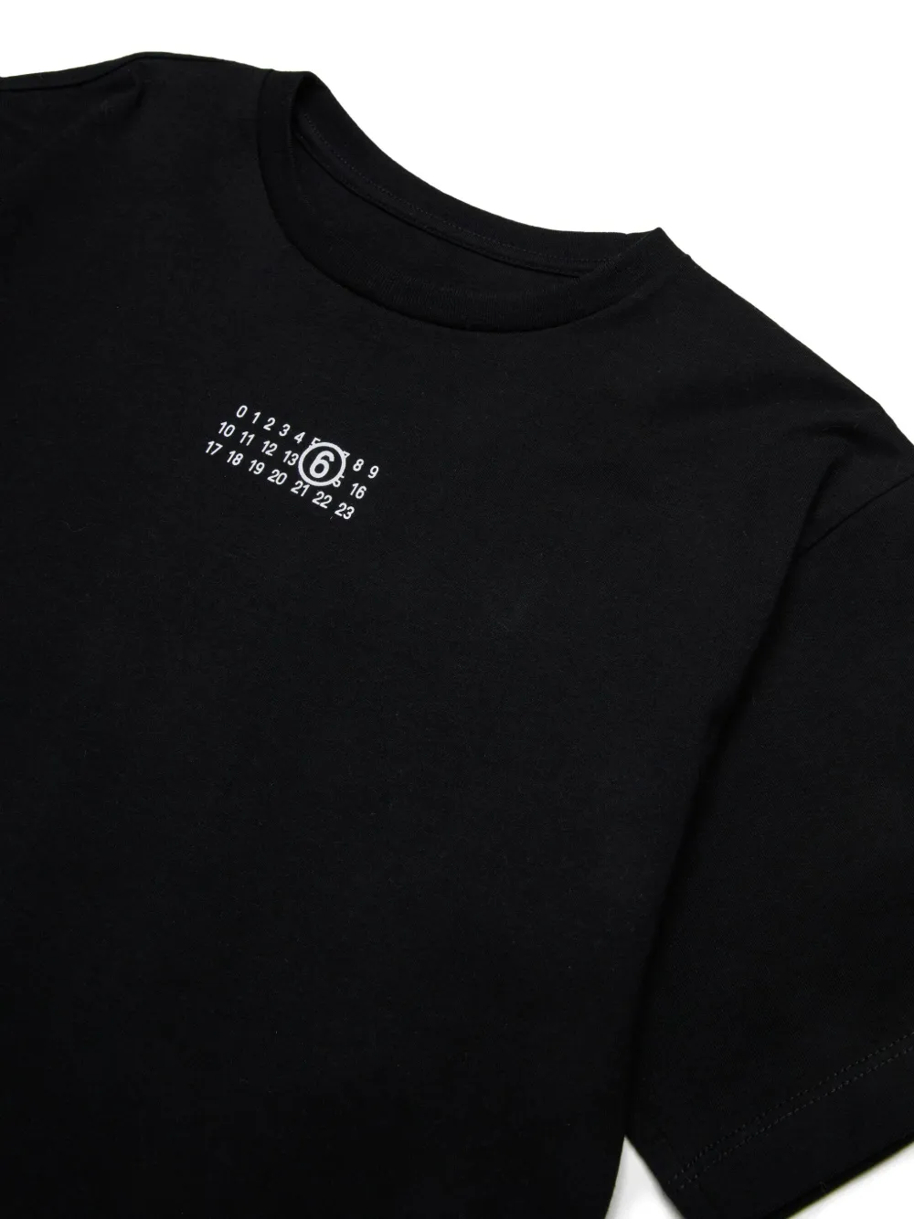 MM6 Maison Margiela Kids Katoenen T-shirt Zwart