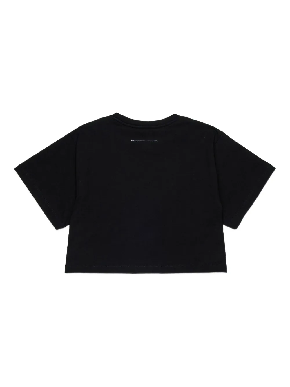 MM6 Maison Margiela Kids Katoenen T-shirt Zwart