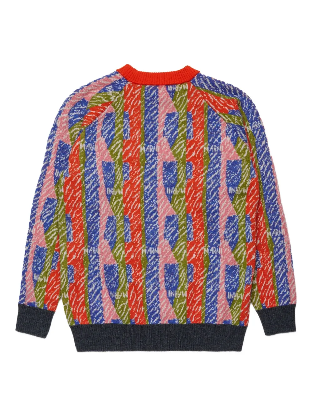 Marni Kids Intarsia trui Roze