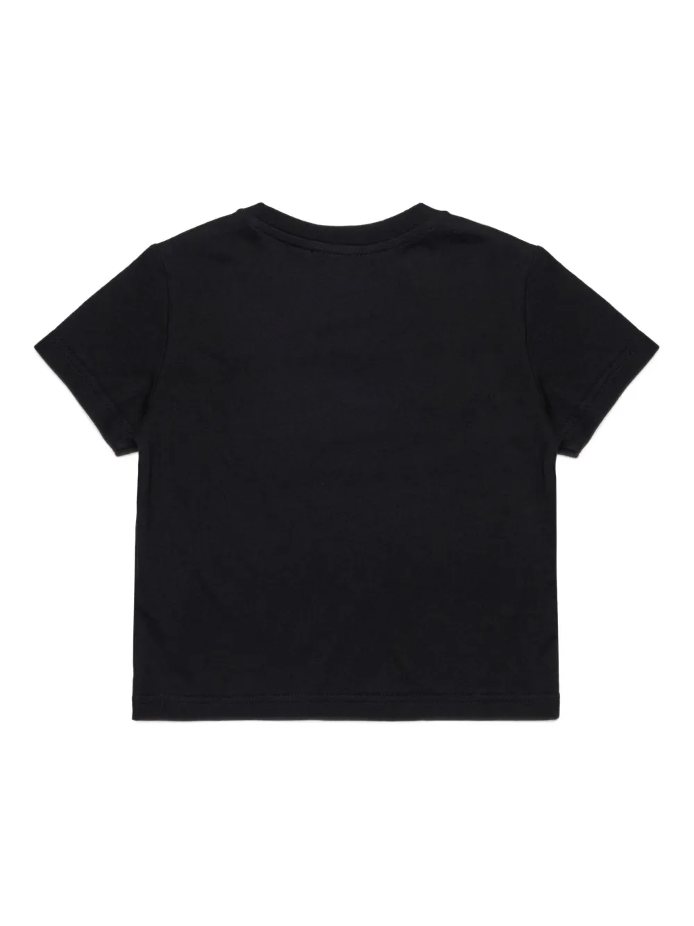 Diesel Kids T-shirt met pailletten Zwart