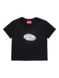 Diesel Kids sequin-embellished T-shirt - Black