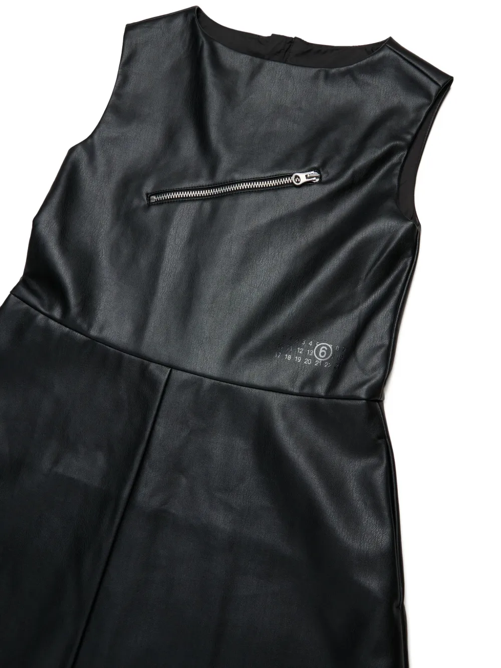MM6 Maison Margiela Kids Jurk met patroon Zwart