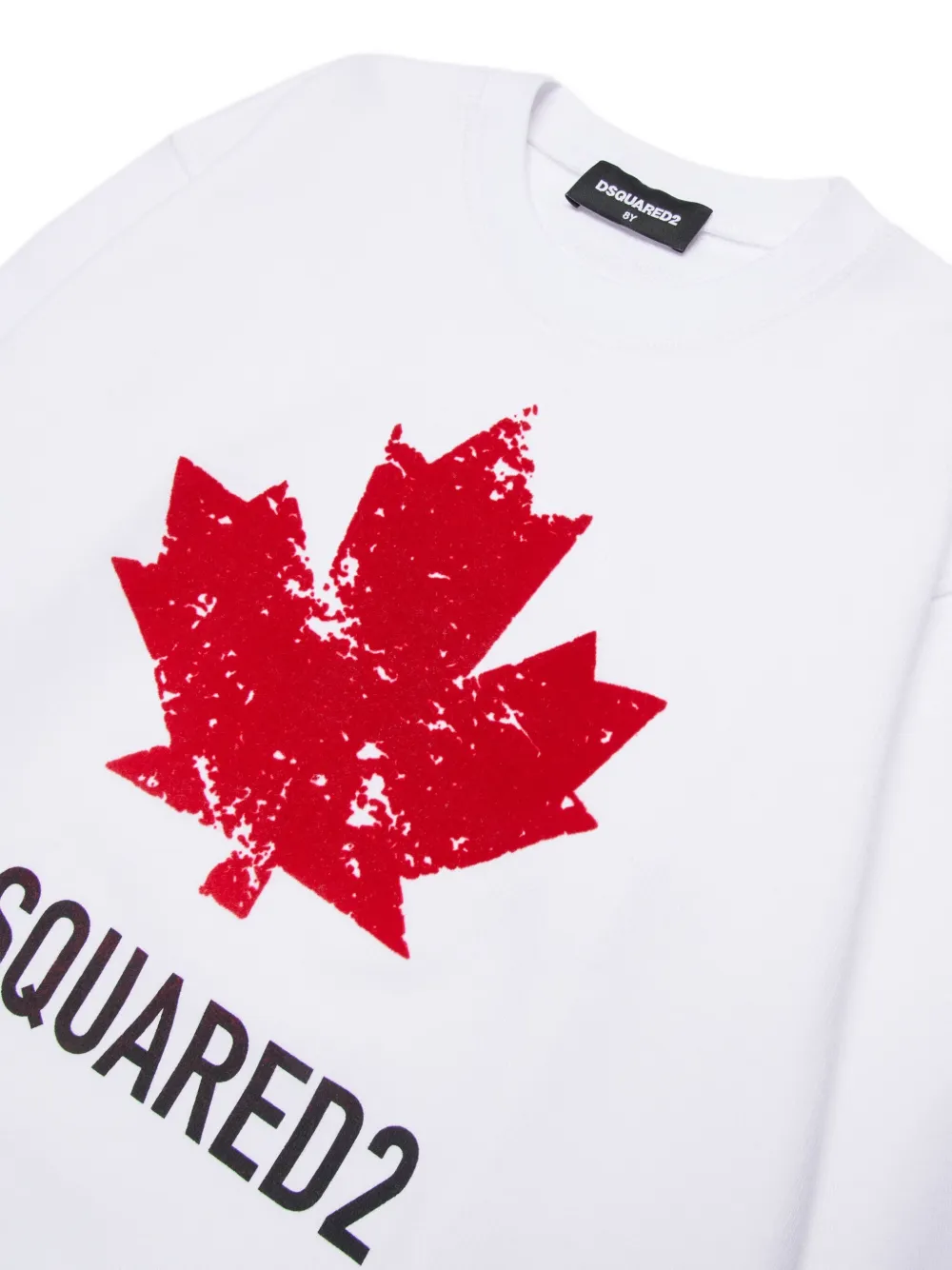 DSQUARED2 KIDS Sweater van katoen Wit