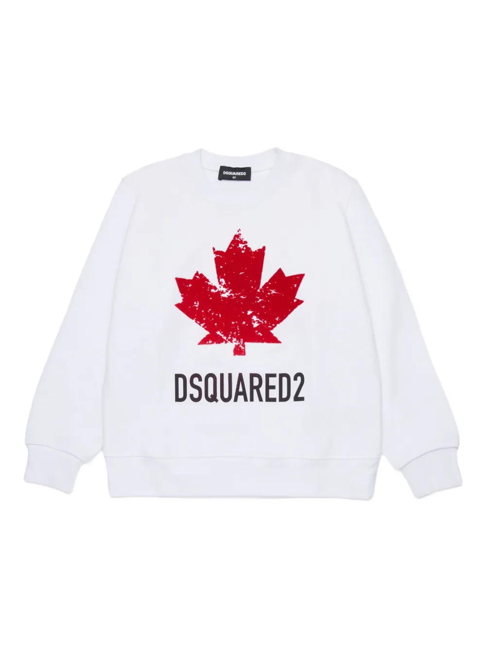 DSQUARED2 KIDS Sweater van katoen Wit
