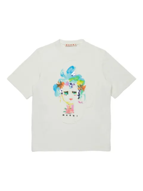 Marni Kids playera de algodón