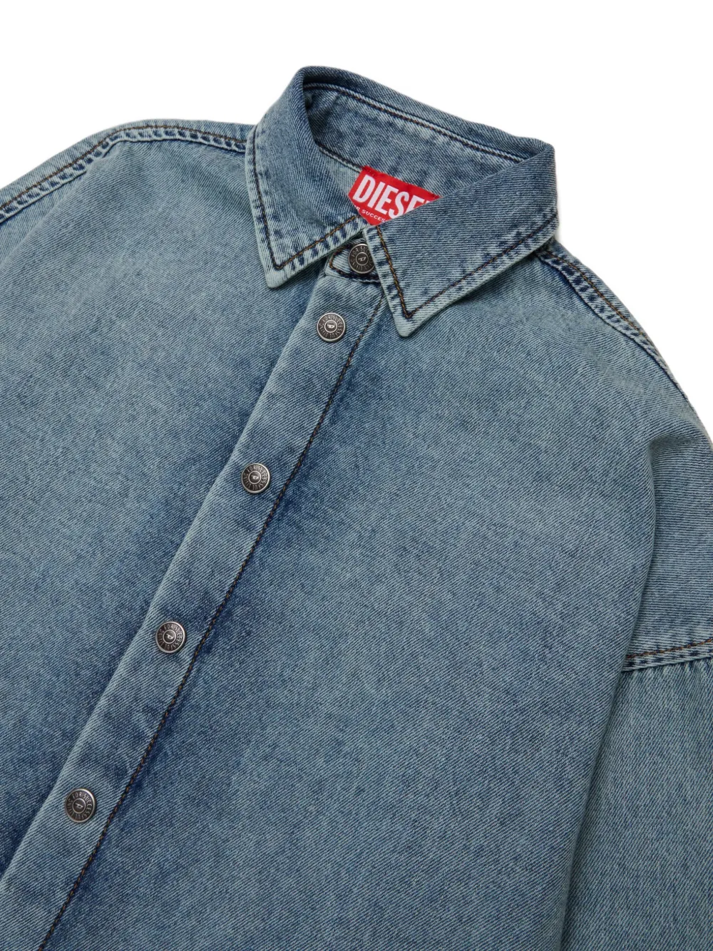 Diesel Kids Spijkershirt Blauw