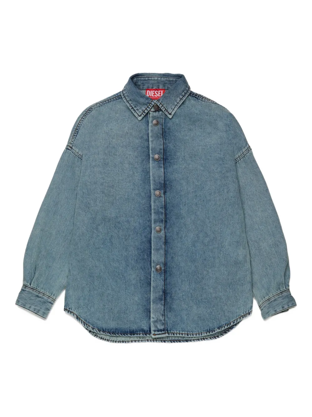 Diesel Kids Spijkershirt Blauw
