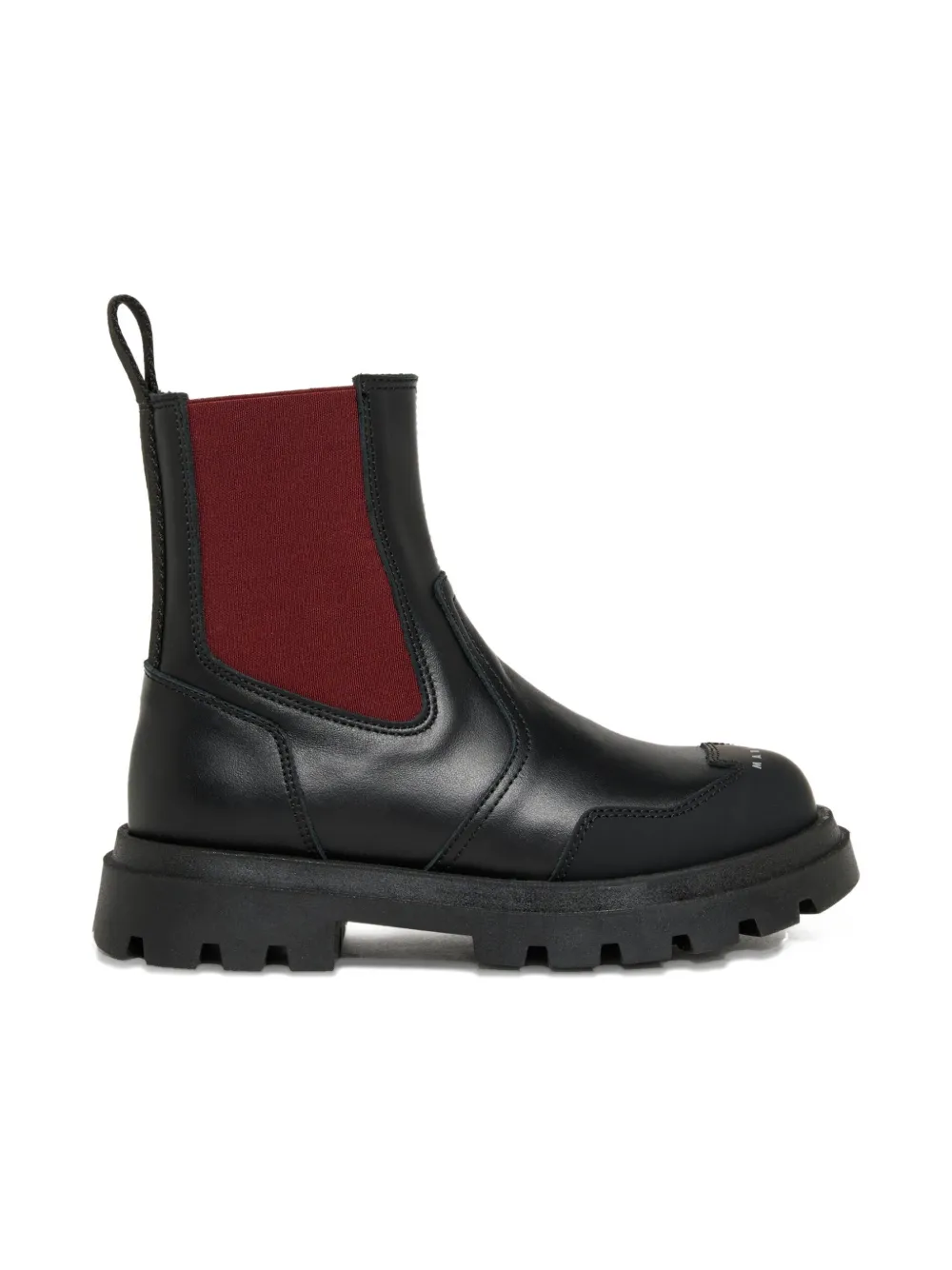 Marni Kids elastic-panelled ankle boots - Zwart