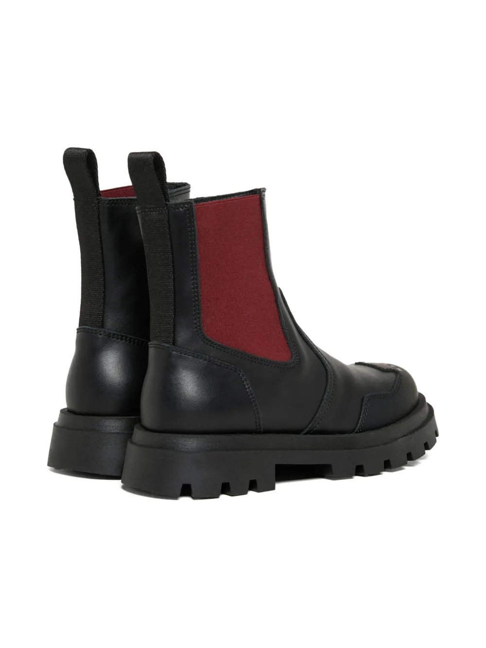 Marni Kids elastic-panelled ankle boots Black