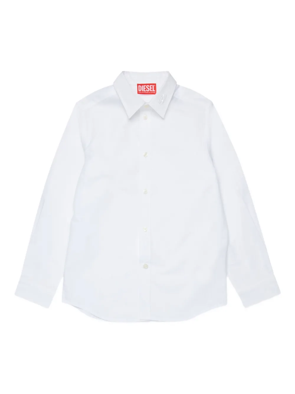 Diesel Kids Katoenen shirt Wit