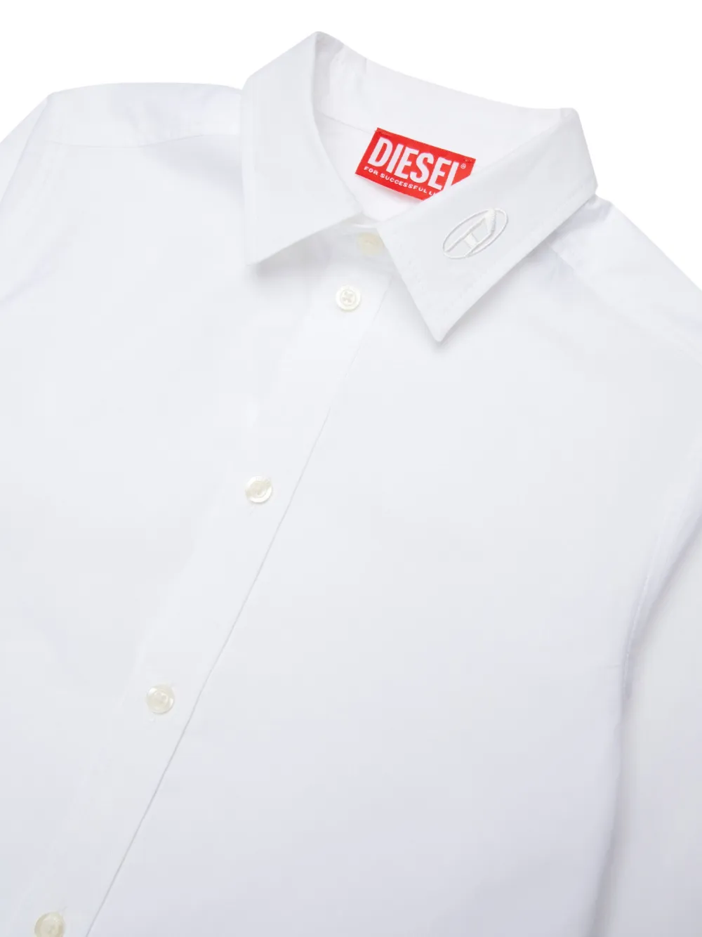Diesel Kids Katoenen shirt Wit