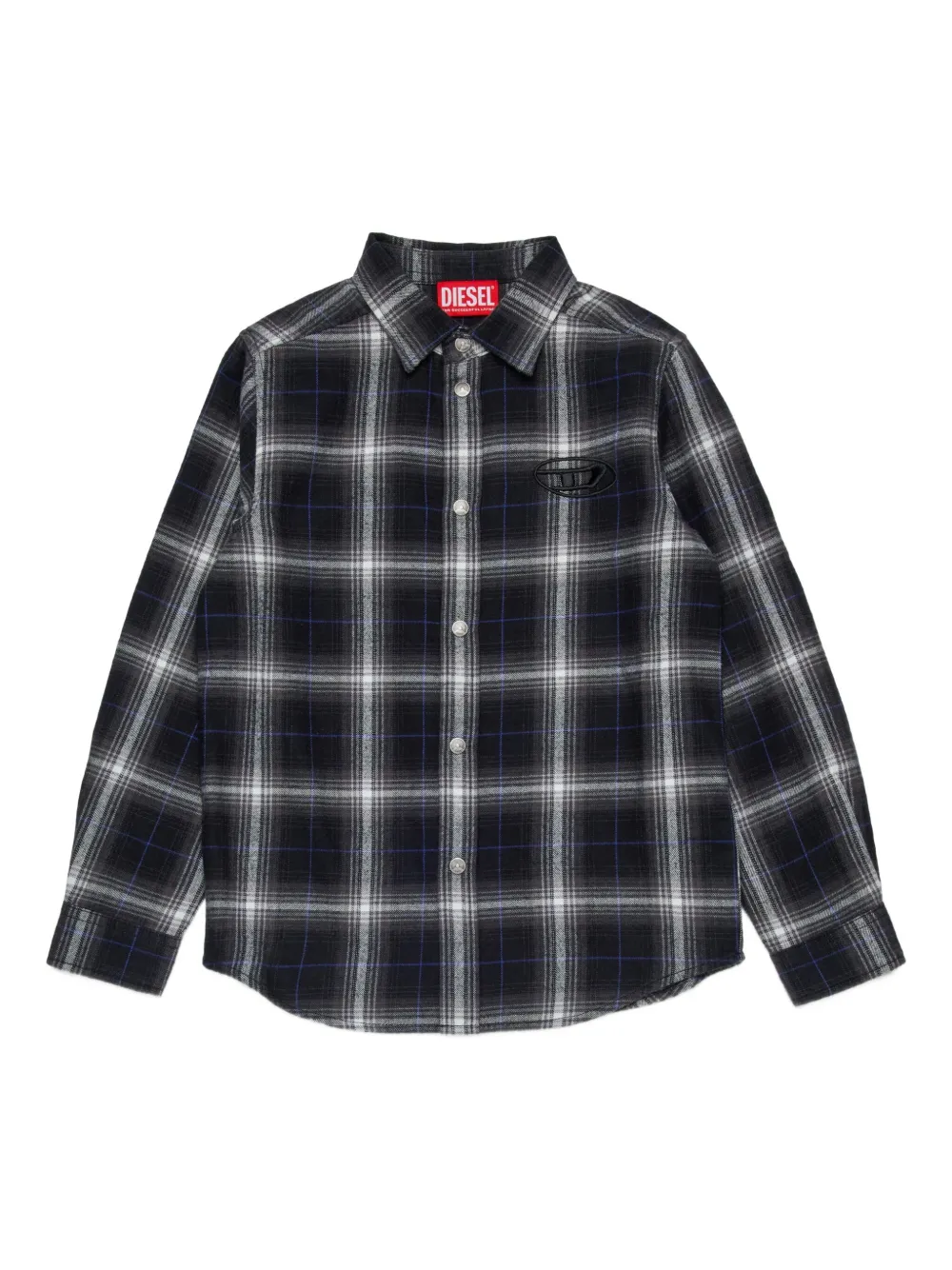 Diesel Kids Katoenen shirt Zwart