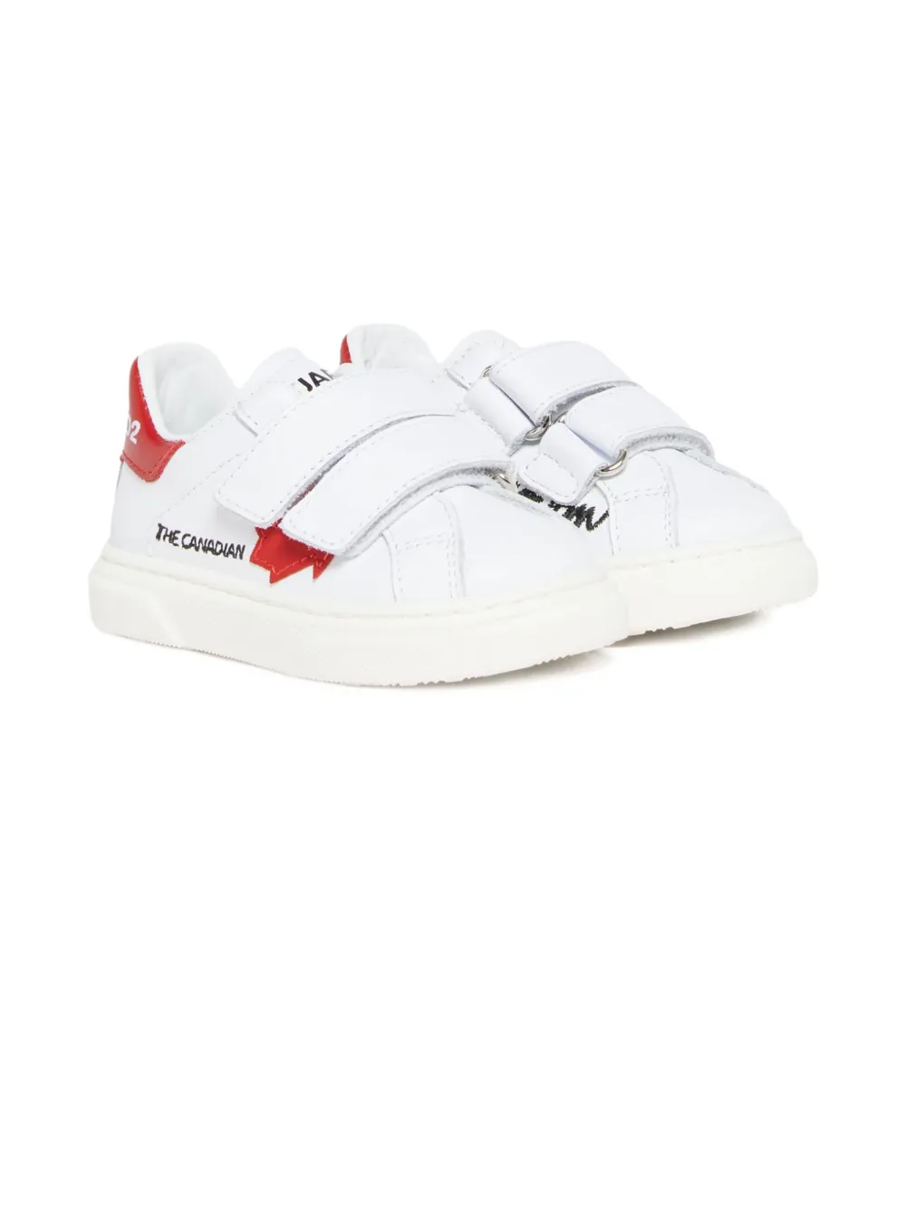 DSQUARED2 KIDS star-embellished double-strap sneakers | Teen Boy Shoes | Image 2