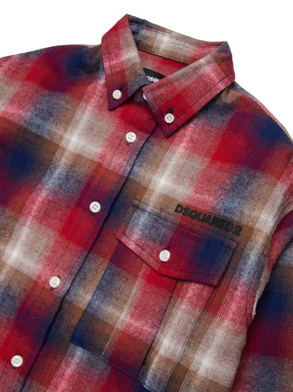 DSQUARED2 KIDS Katoenen shirt Rood