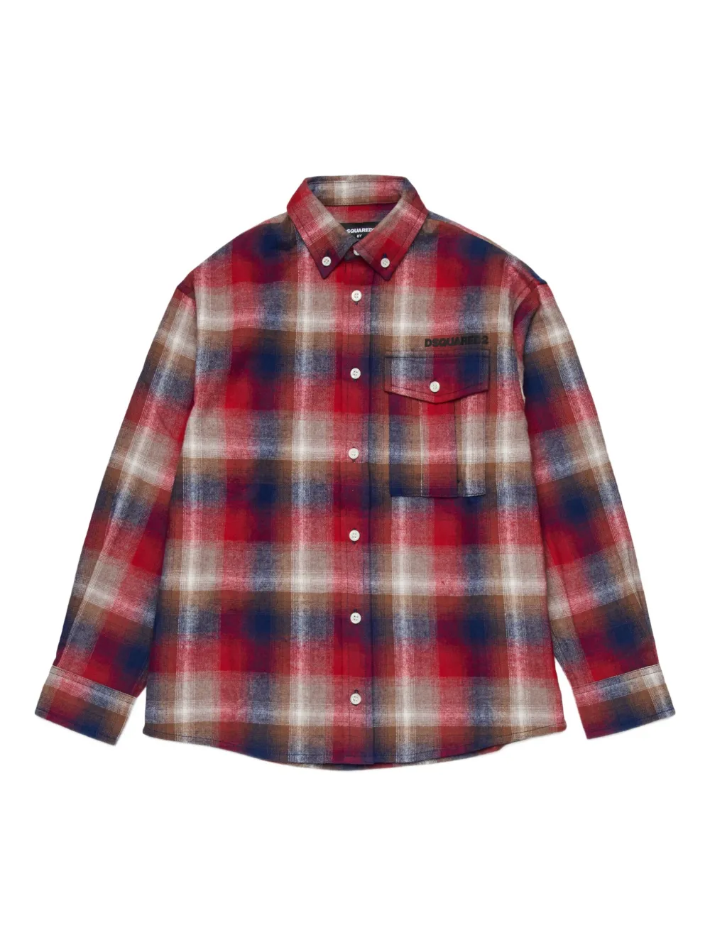 DSQUARED2 KIDS Katoenen shirt Rood