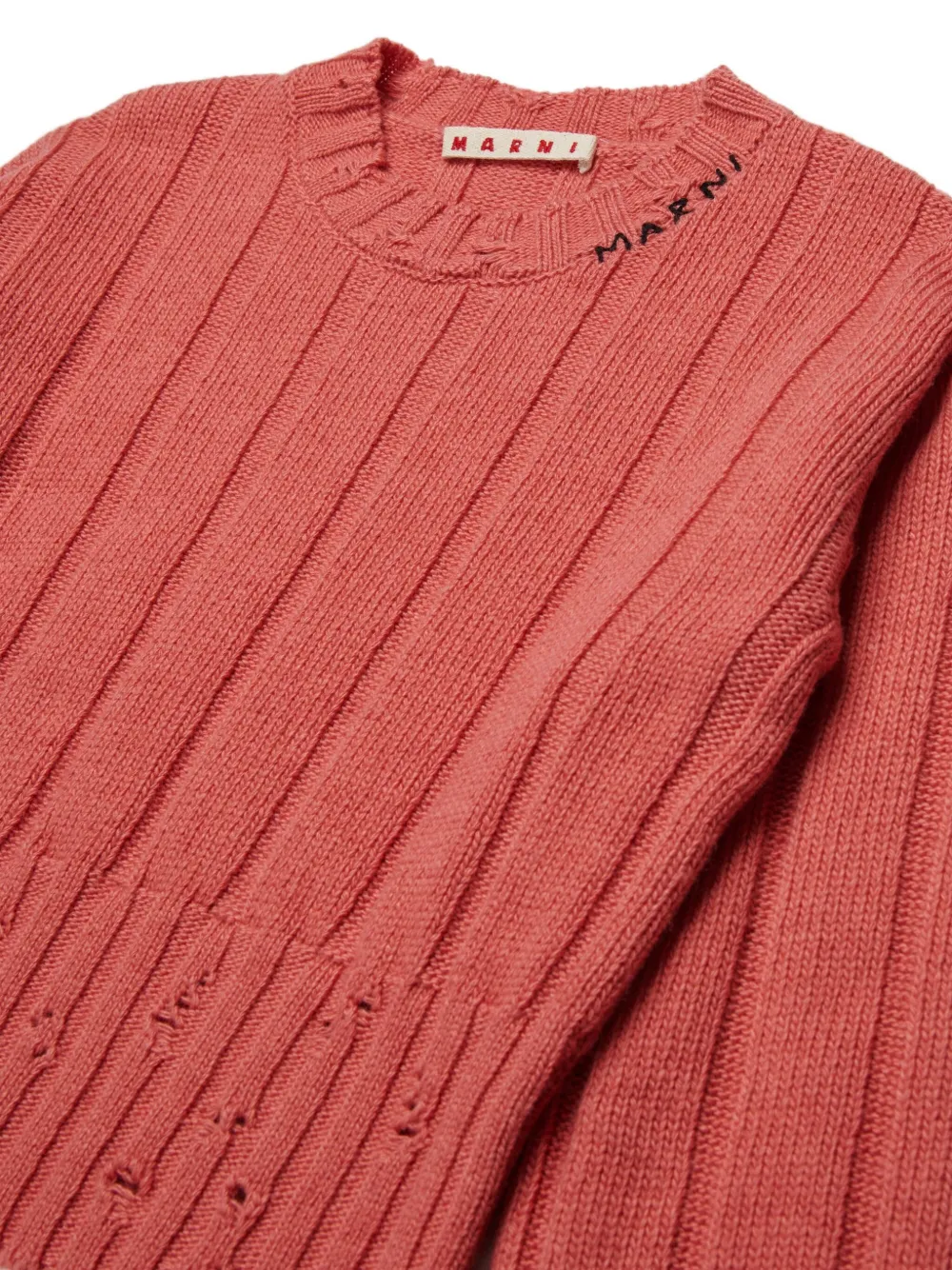 Marni Kids Trui met geborduurd logo Rood
